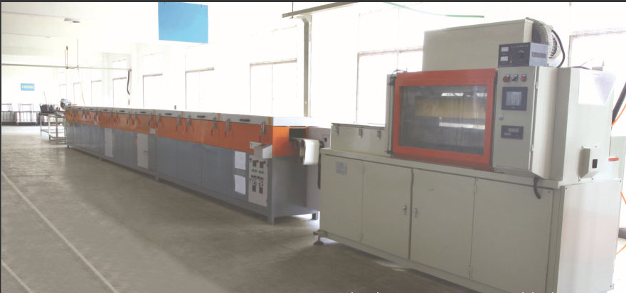 On line plasma spraying