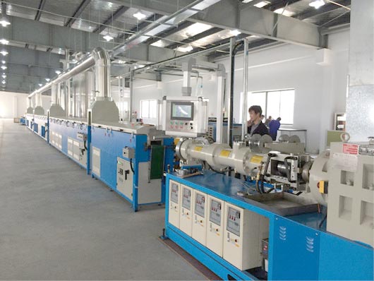 Single extrusion production line